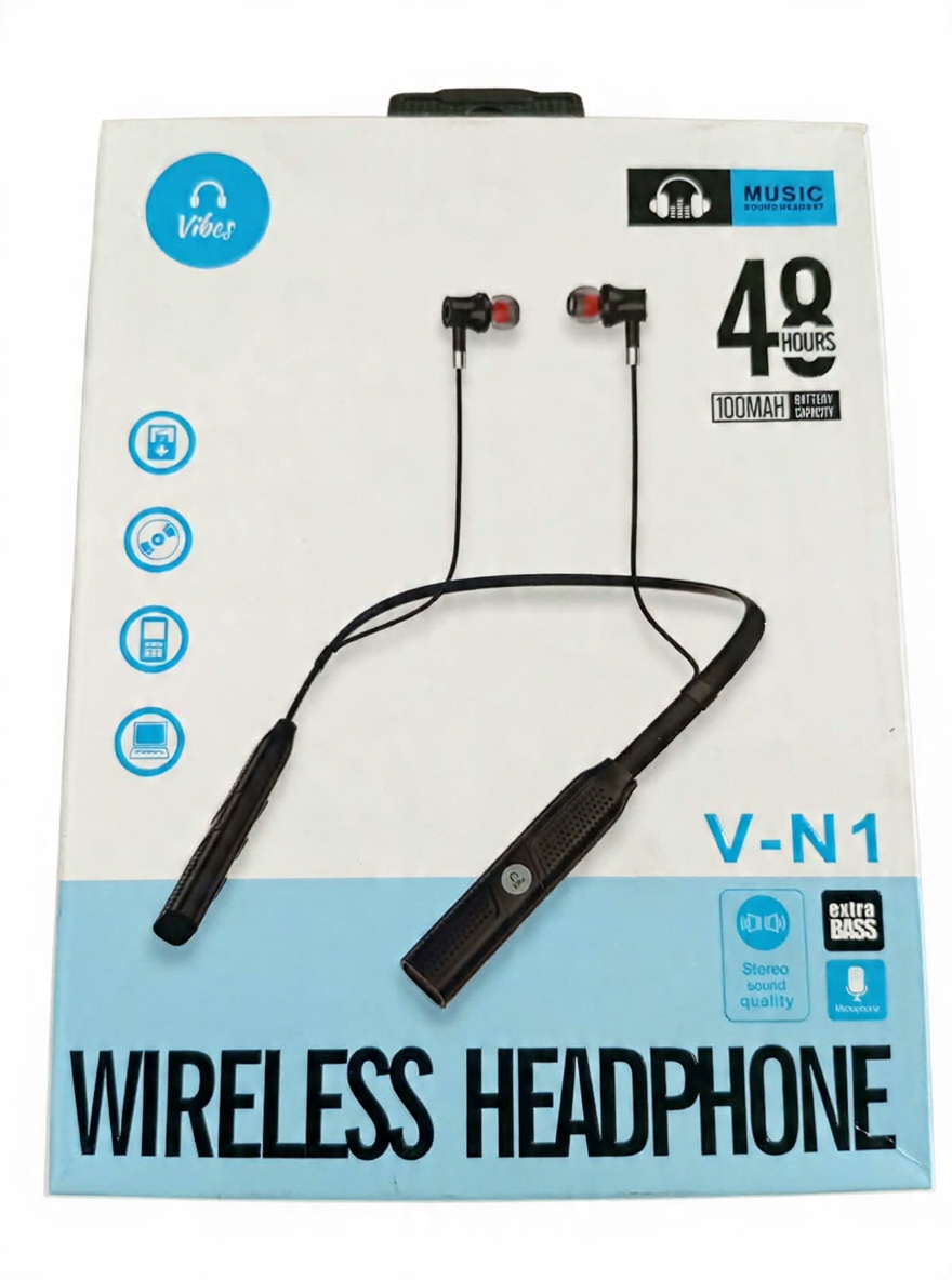 V-N1 wireless Headphones  — available at Haider Mobiles & computer Accessories , B-17 Islamabad