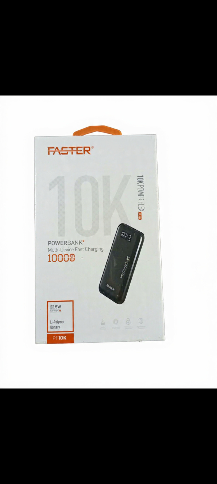 Faster PF10K  10000mah pawer bank 22.5w Fast Charging  — available at Haider Mobiles & computer Accessories , B-17 Islamabad