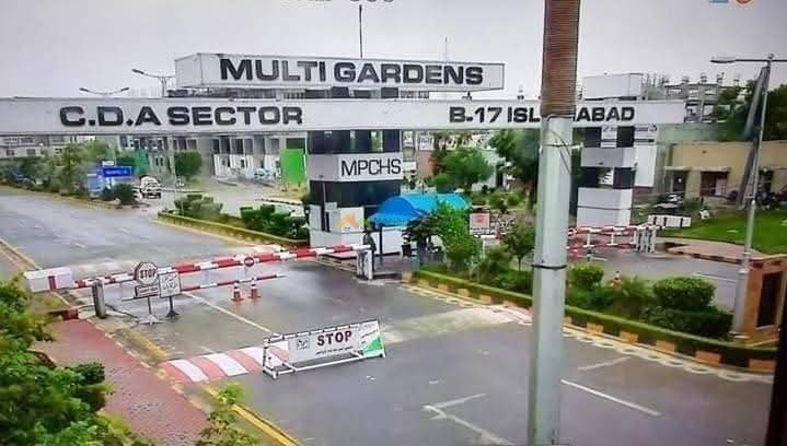 25x50 Plot — Plot 1728 , Block F — Multi Gardens B-17 — available at Space finder real estate marketing , B-17 Islamabad
