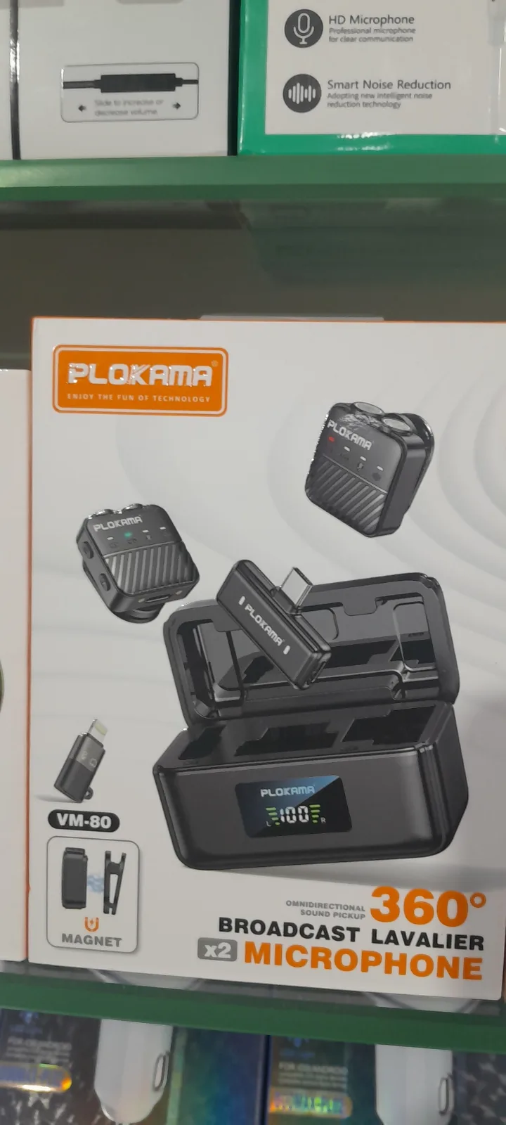 Plokama microphone — available at One stop grocery mobile accessories , B-17 Islamabad