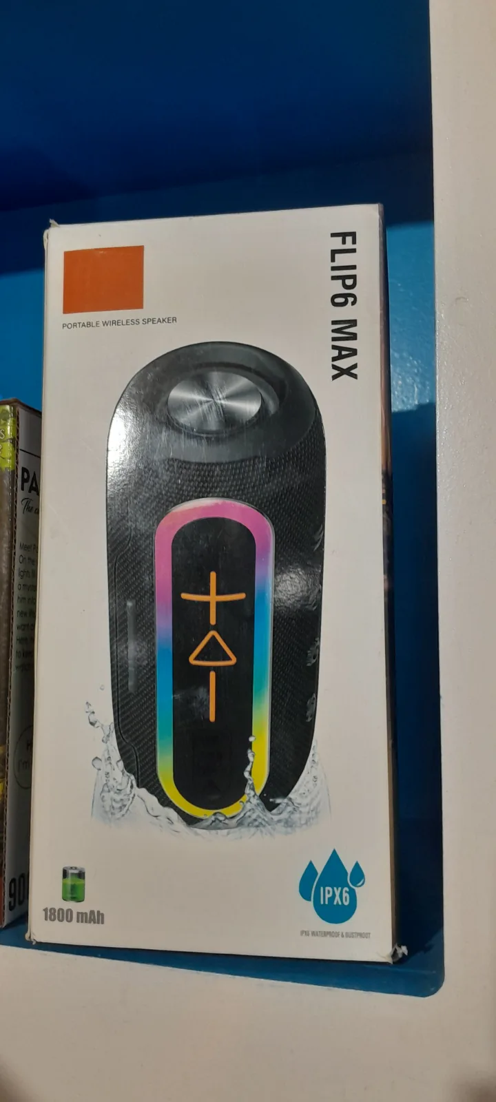 Flip6 max speaker  — available at One stop grocery mobile accessories , B-17 Islamabad