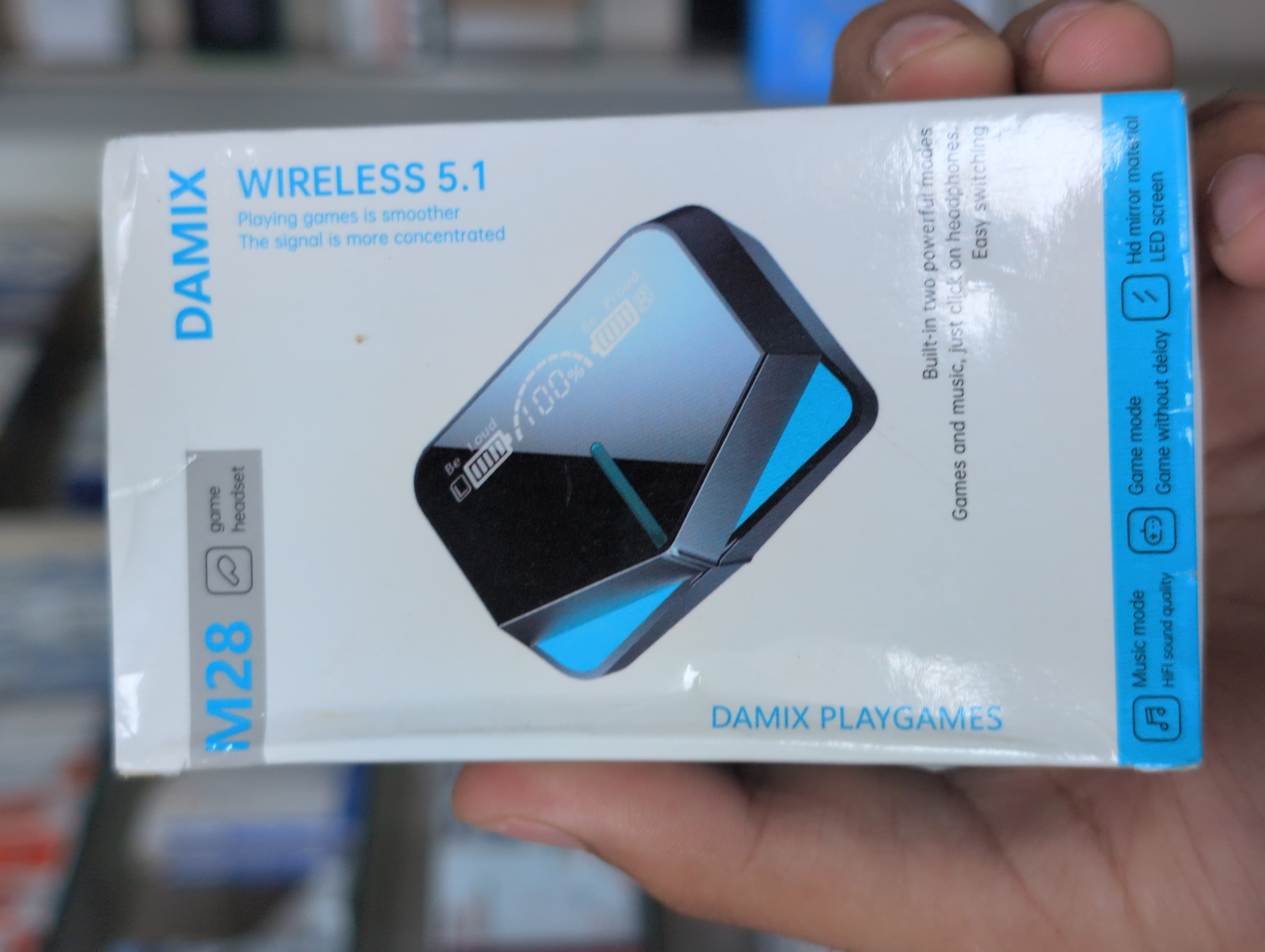 Damix Wireless 5.1 Game Headset (M28) — available at JS mobile and computer , B-17 Islamabad